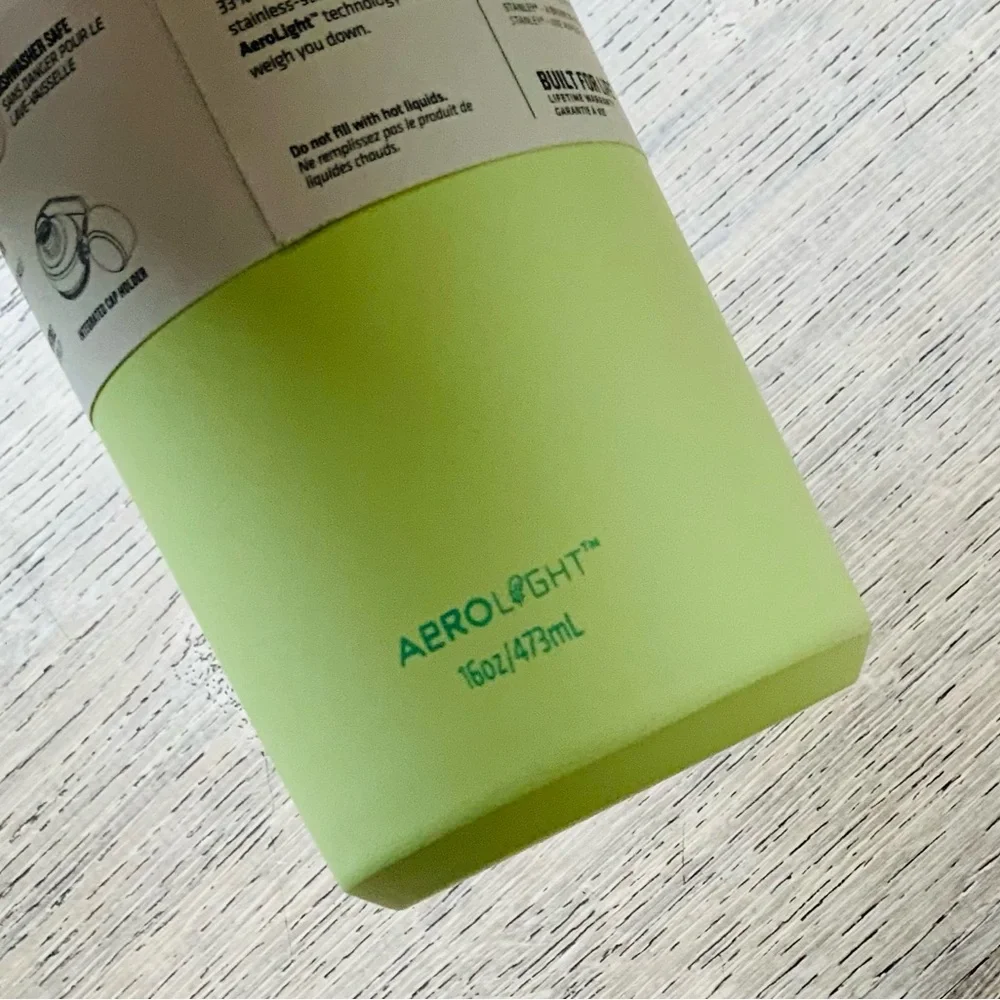 NWT☀️Stanley Light Green IceFlow Aerolight Bottle 16oz. - Picture 7 of 8